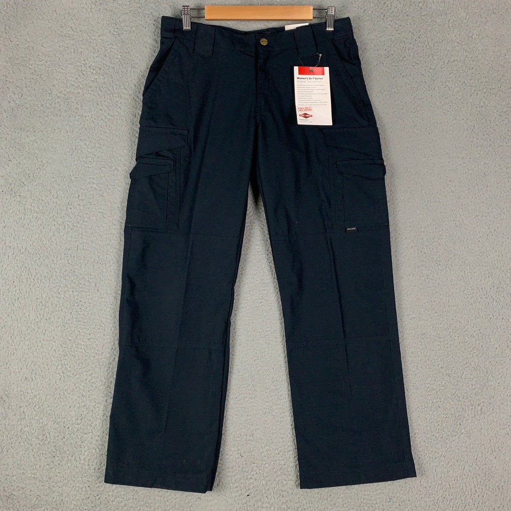 TRU-SPEC 24-7 Series Original Tactical Pant Womens 6 Navy Blue Cargo Ripstop New